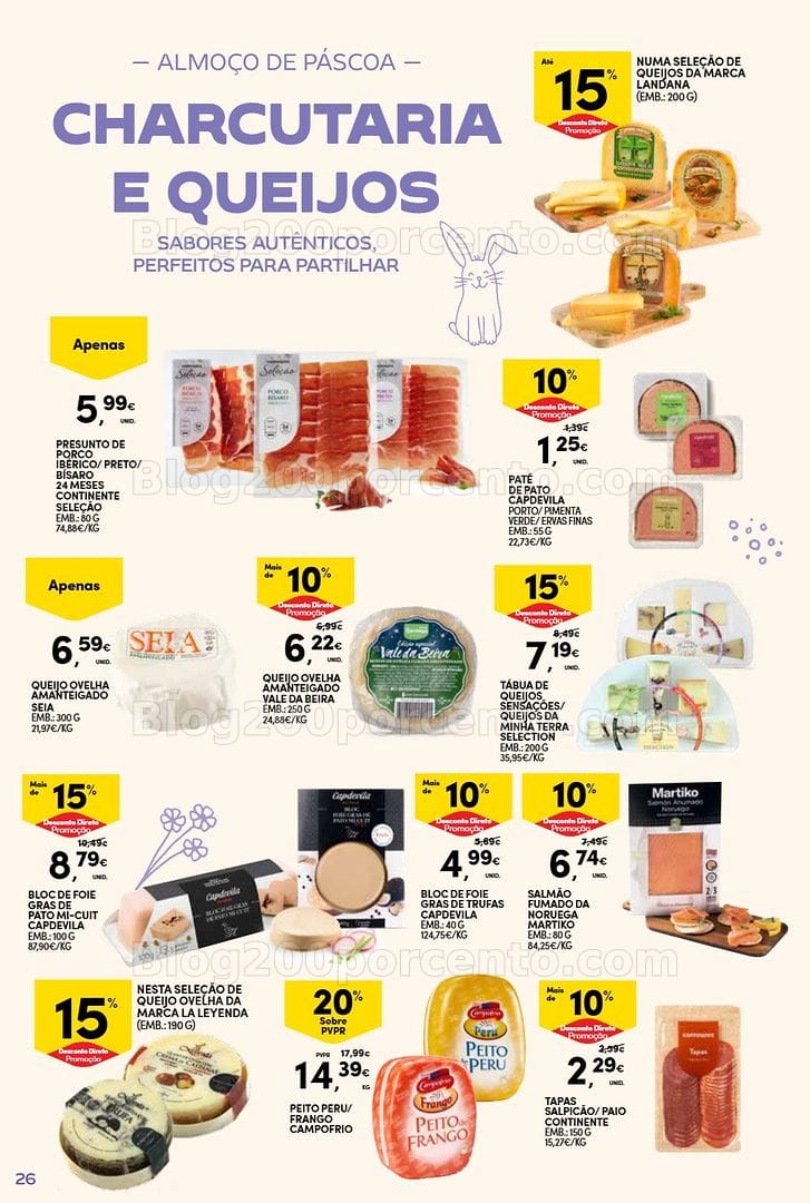 Antevisão Folheto CONTINENTE Açores Páscoa Promoções até 5 abril