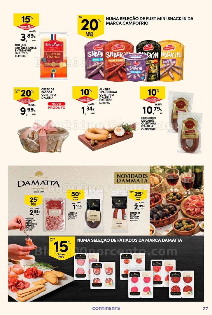 Antevisão Folheto CONTINENTE Açores Páscoa Promoções até 5 abril