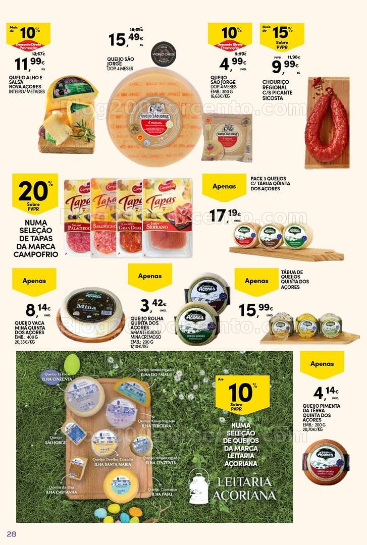 Antevisão Folheto CONTINENTE Açores Páscoa Promoções até 5 abril