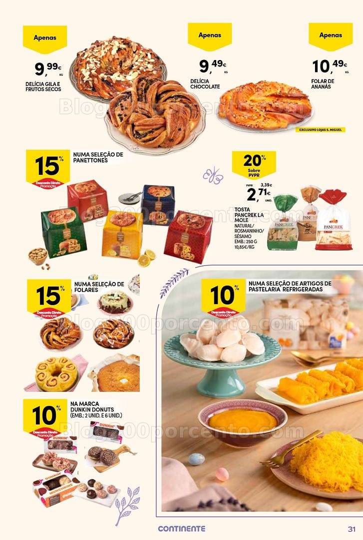 Antevisão Folheto CONTINENTE Açores Páscoa Promoções até 5 abril