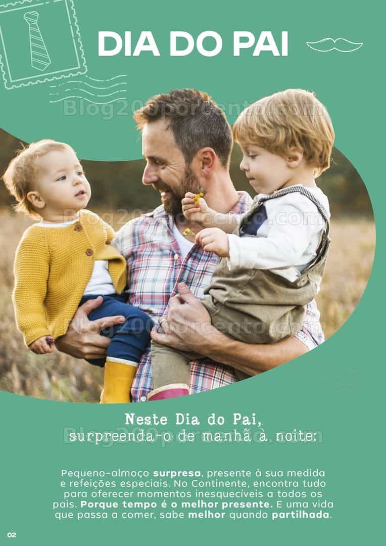 Antevisão Folheto CONTINENTE Especial Dia do Pai Promoções de 3 a 19 março
