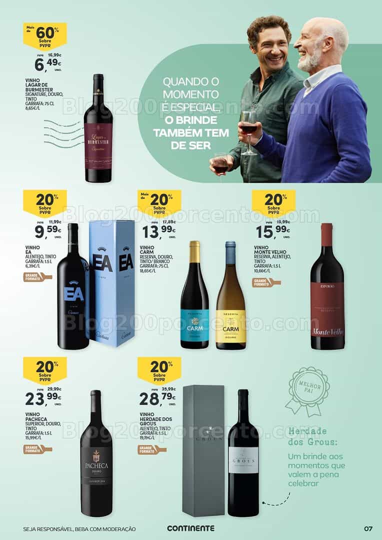 Antevisão Folheto CONTINENTE Especial Dia do Pai Promoções de 3 a 19 março