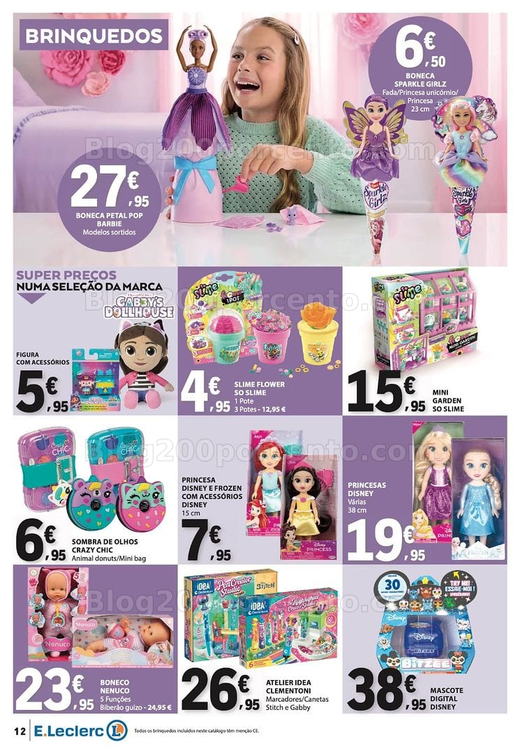 Antevisão Folheto E-LECLERC Especial Jogos e Brinquedos Promoções até 8 abril
