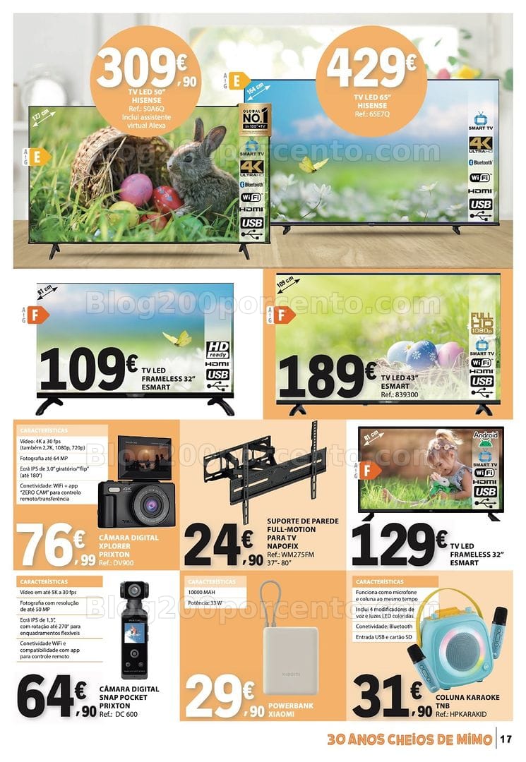 Antevisão Folheto E-LECLERC Bazar Especial Páscoa Promoções de 26 março a 8 abril