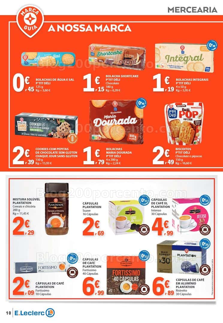 Antevisão Folheto E-LECLERC Marcas Próprias Promoções de 17 a 29 março