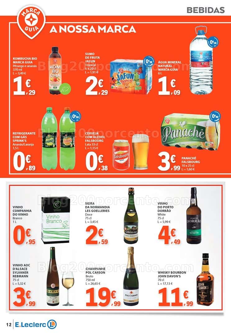 Antevisão Folheto E-LECLERC Marcas Próprias Promoções de 17 a 29 março