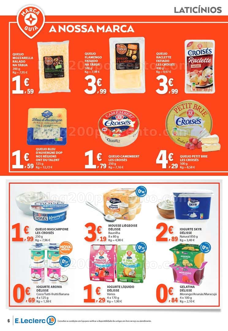 Antevisão Folheto E-LECLERC Marcas Próprias Promoções de 17 a 29 março