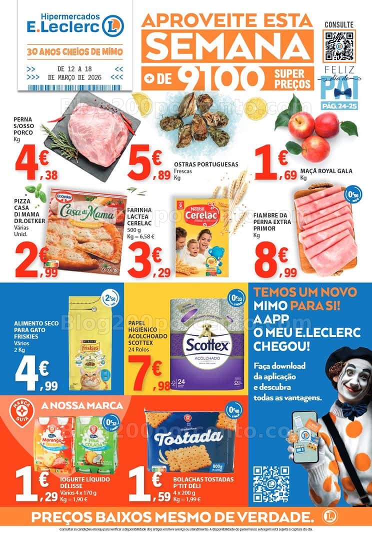 Antevisão Folheto E-LECLERC Promoções de 12 a 18 março