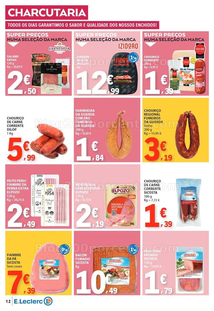 Antevisão Folheto E-LECLERC Promoções de 12 a 18 março