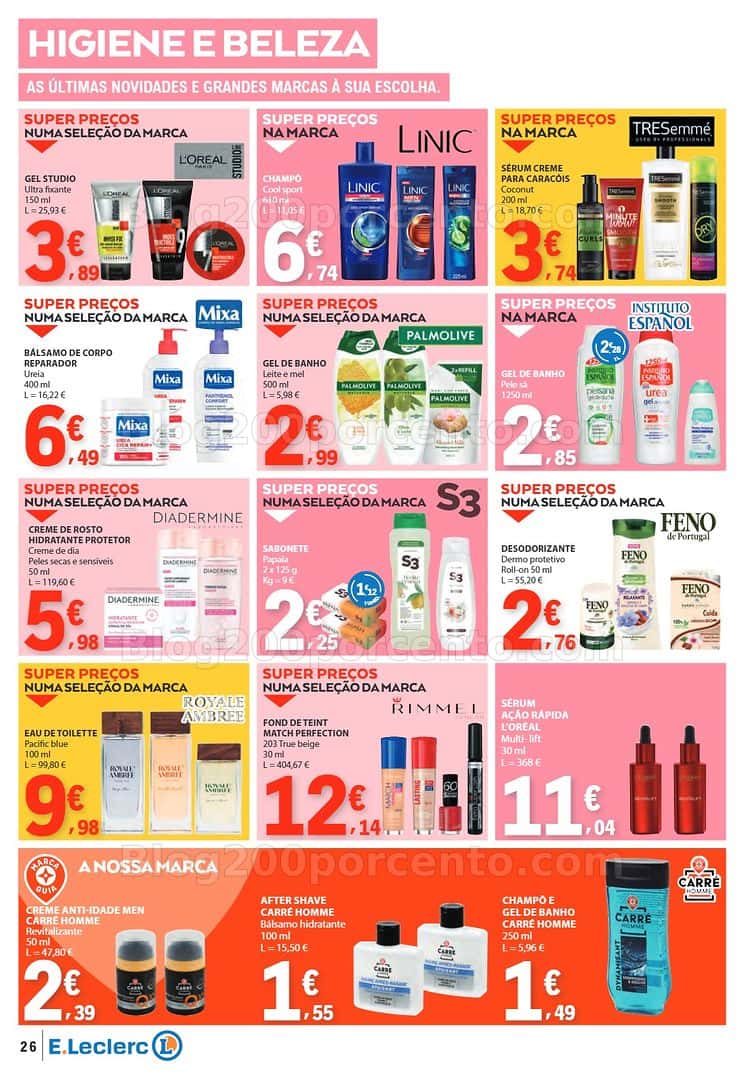 Antevisão Folheto E-LECLERC Promoções de 12 a 18 março