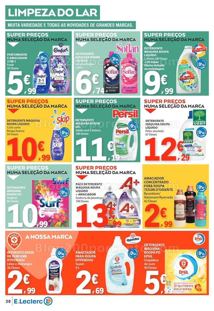 Antevisão Folheto E-LECLERC Promoções de 12 a 18 março