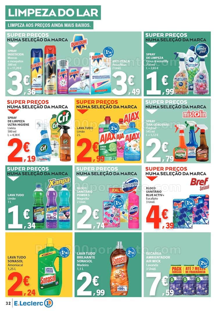 Antevisão Folheto E-LECLERC Promoções de 12 a 18 março