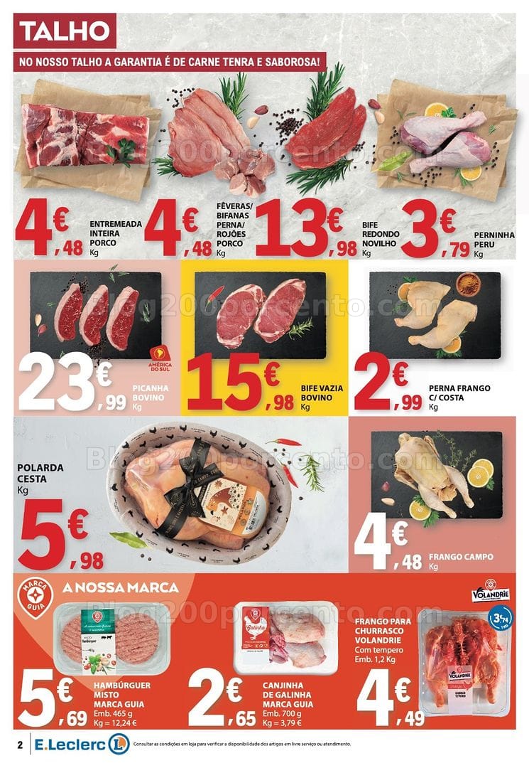 Antevisão Folheto E-LECLERC Páscoa + Promoções de 26 março a 6 abril