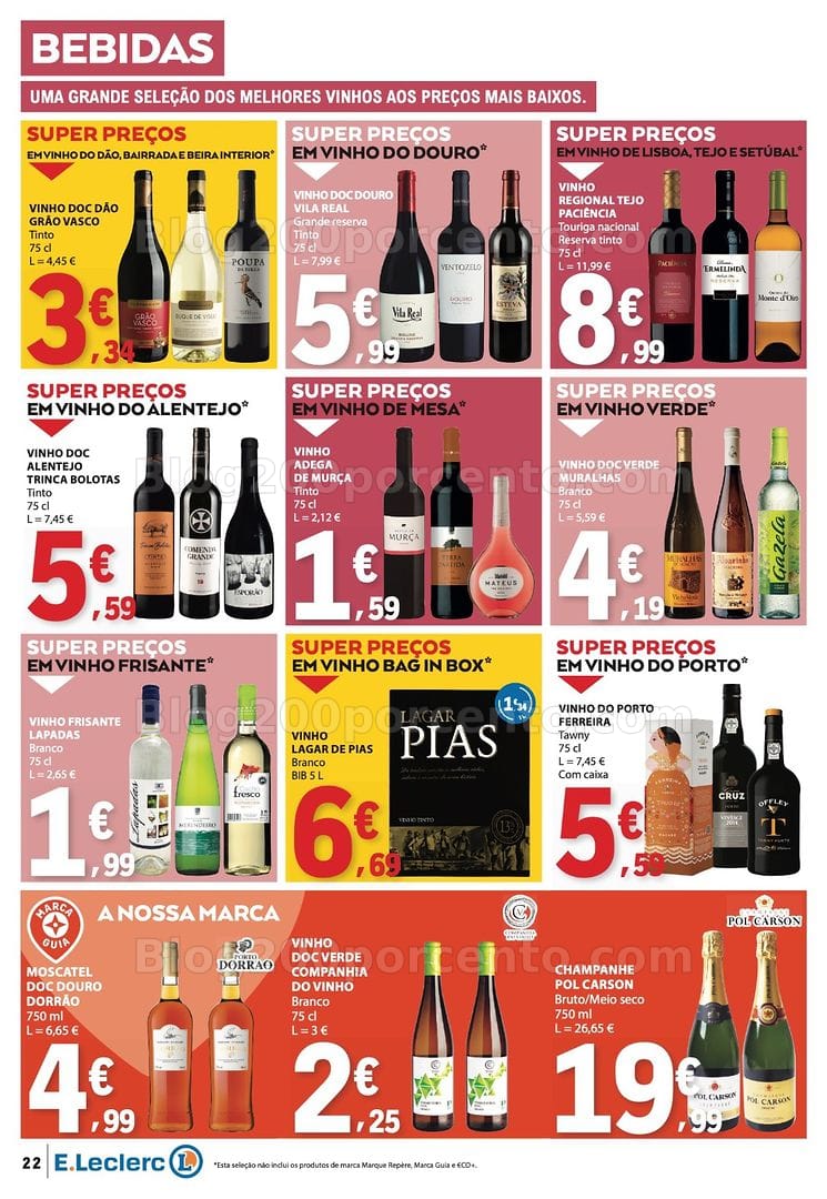 Antevisão Folheto E-LECLERC Páscoa + Promoções de 26 março a 6 abril