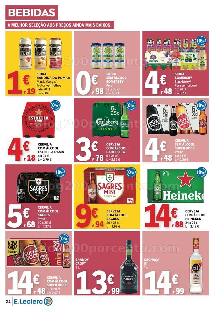 Antevisão Folheto E-LECLERC Páscoa + Promoções de 26 março a 6 abril