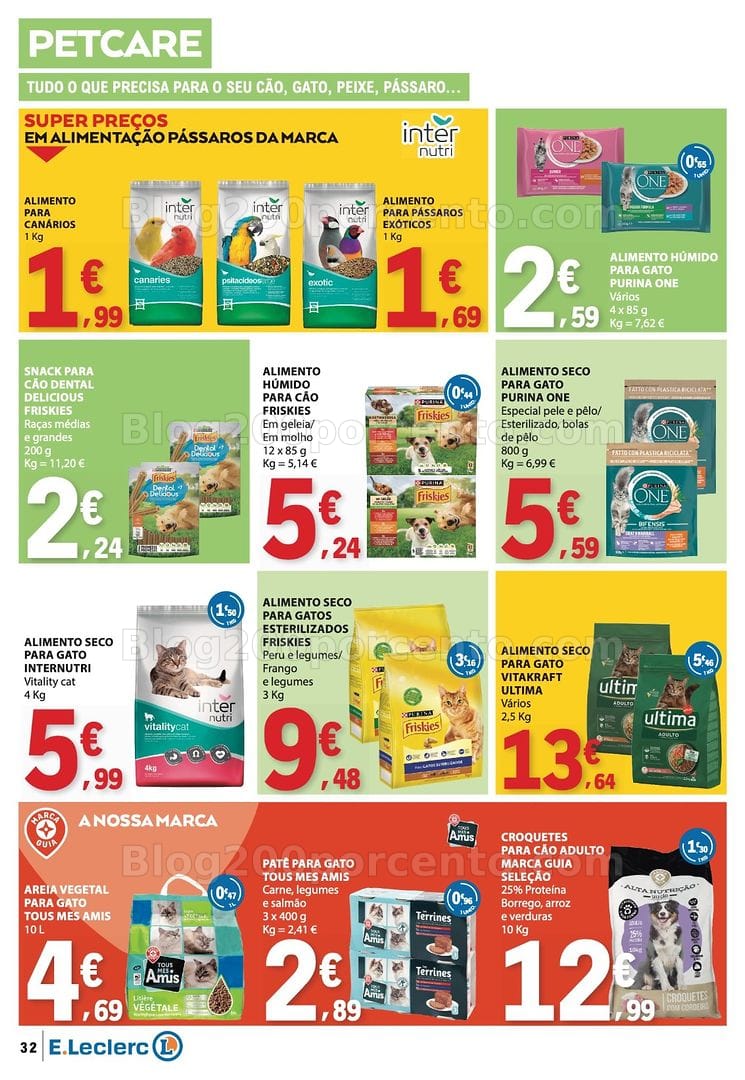 Antevisão Folheto E-LECLERC Páscoa + Promoções de 26 março a 6 abril