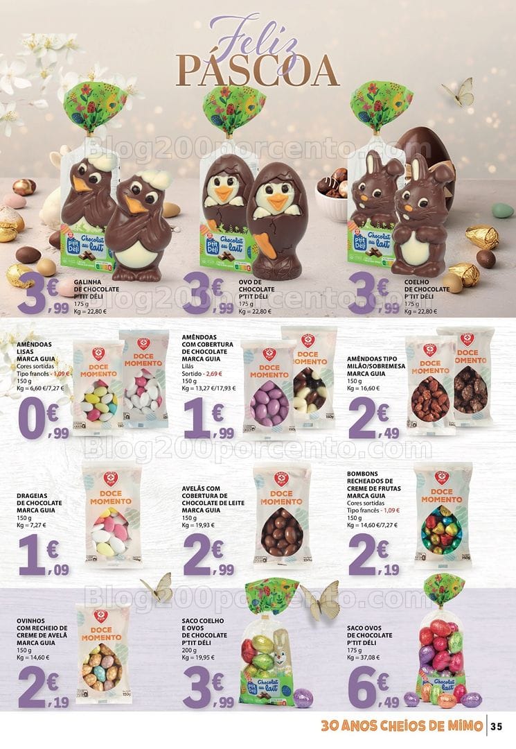 Antevisão Folheto E-LECLERC Páscoa + Promoções de 26 março a 6 abril