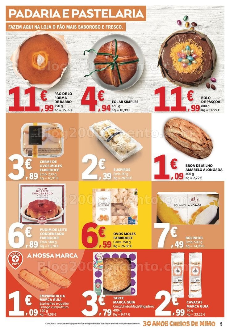 Antevisão Folheto E-LECLERC Páscoa + Promoções de 26 março a 6 abril