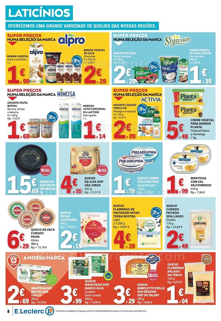 Antevisão Folheto E-LECLERC Páscoa + Promoções de 26 março a 6 abril