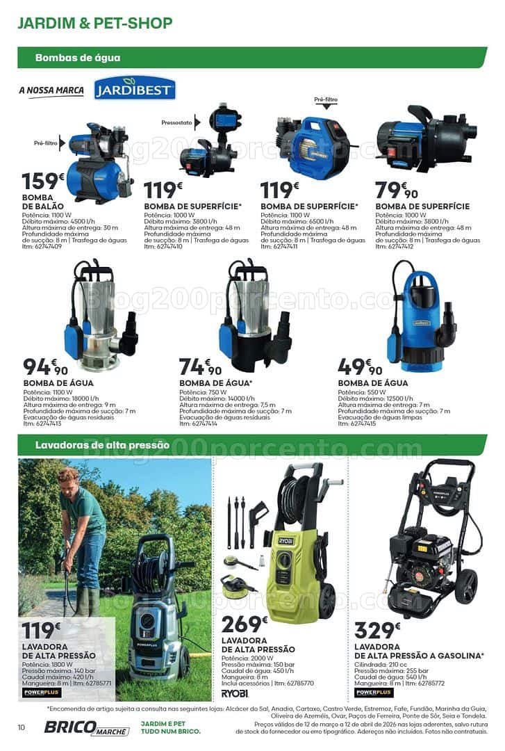 Antevisão Folheto BRICOMARCHÉ Pet-Shop e Jardim Promoções de 12 março a 12 abril