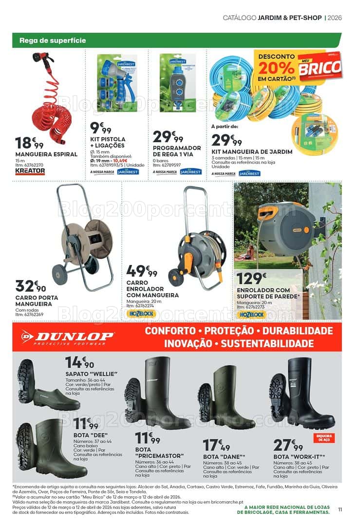 Antevisão Folheto BRICOMARCHÉ Pet-Shop e Jardim Promoções de 12 março a 12 abril