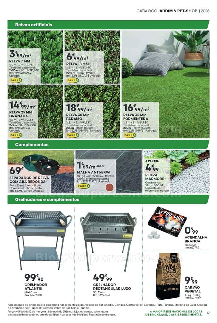 Antevisão Folheto BRICOMARCHÉ Pet-Shop e Jardim Promoções de 12 março a 12 abril