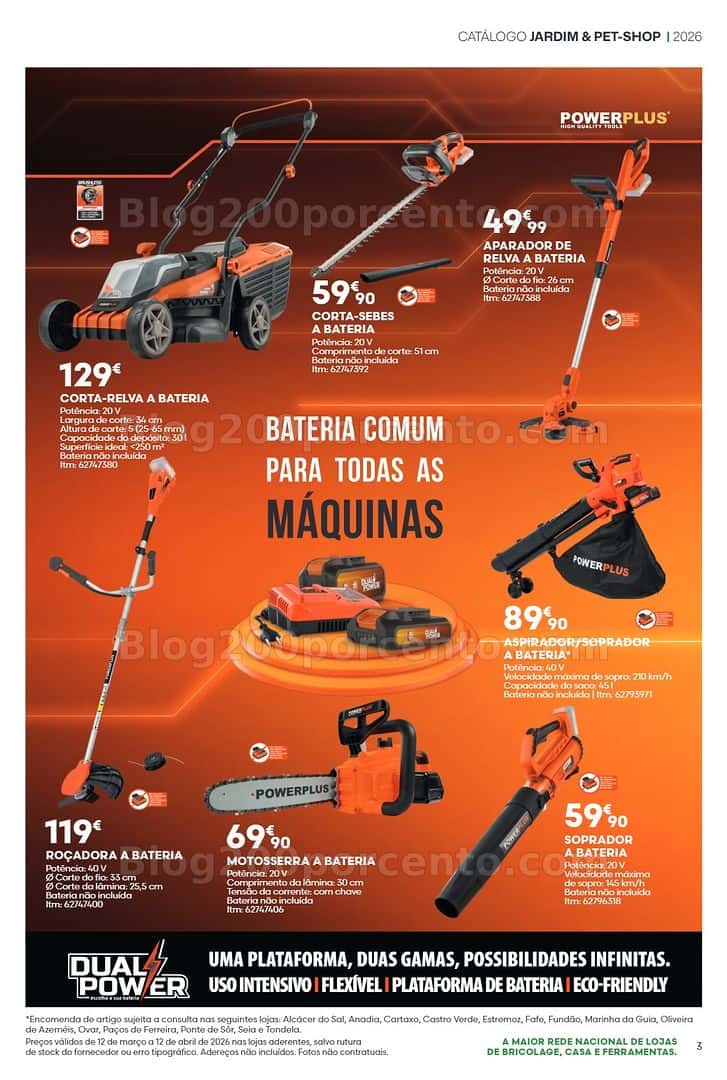 Antevisão Folheto BRICOMARCHÉ Pet-Shop e Jardim Promoções de 12 março a 12 abril