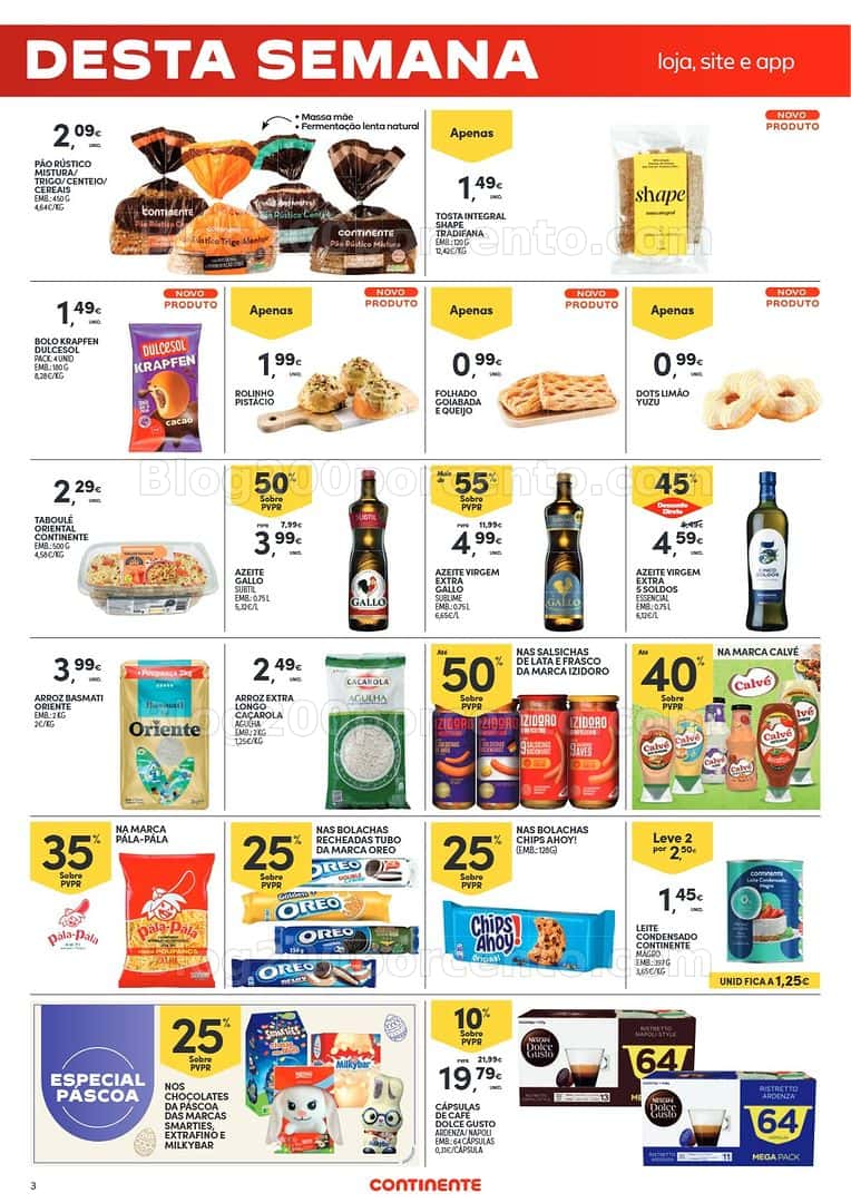 Antevisão Folheto CONTINENTE Promoções Fim de Semana - 6 a 9 março - Edição Digital