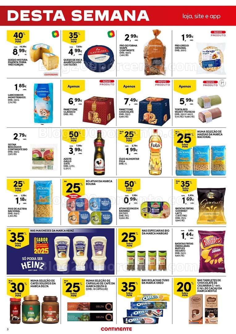 Antevisão Folheto CONTINENTE Promoções Fim de Semana - 13 a 16 março