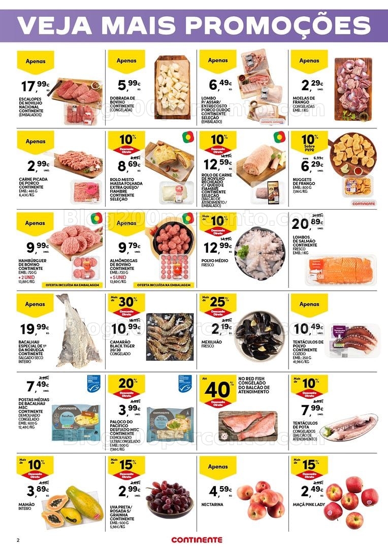 Antevisão Folheto CONTINENTE Promoções Fim de Semana - 27 a 30 março - Edição Digital