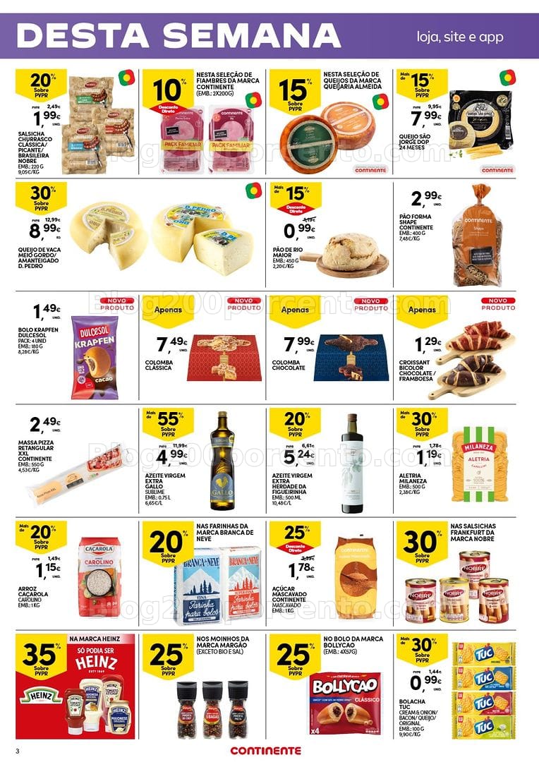 Antevisão Folheto CONTINENTE Promoções Fim de Semana - 27 a 30 março - Edição Digital