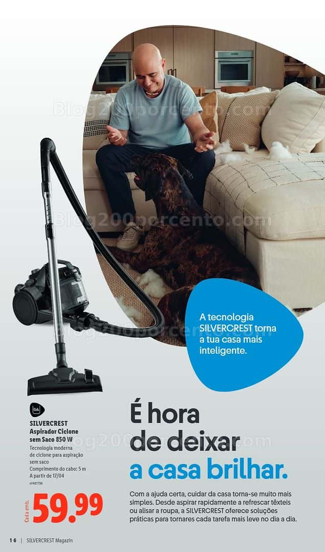 Antevisão Folheto LIDL Especial Sivercrest Promoções de 31 março a 20 abril