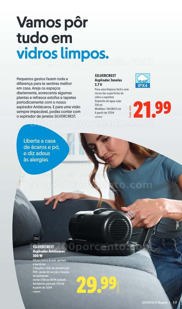 Antevisão Folheto LIDL Especial Sivercrest Promoções de 31 março a 20 abril