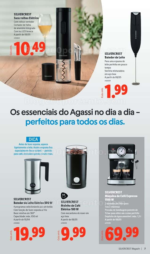 Antevisão Folheto LIDL Especial Sivercrest Promoções de 31 março a 20 abril