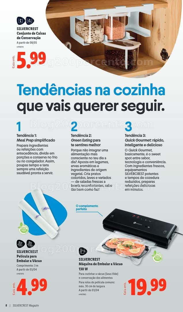 Antevisão Folheto LIDL Especial Sivercrest Promoções de 31 março a 20 abril