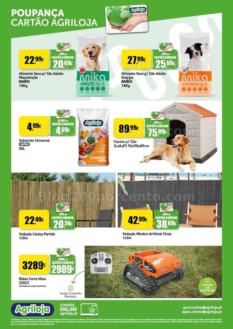 Antevisão Folheto AGRILOJA Primavera Promoções de 31 março a 30 abril