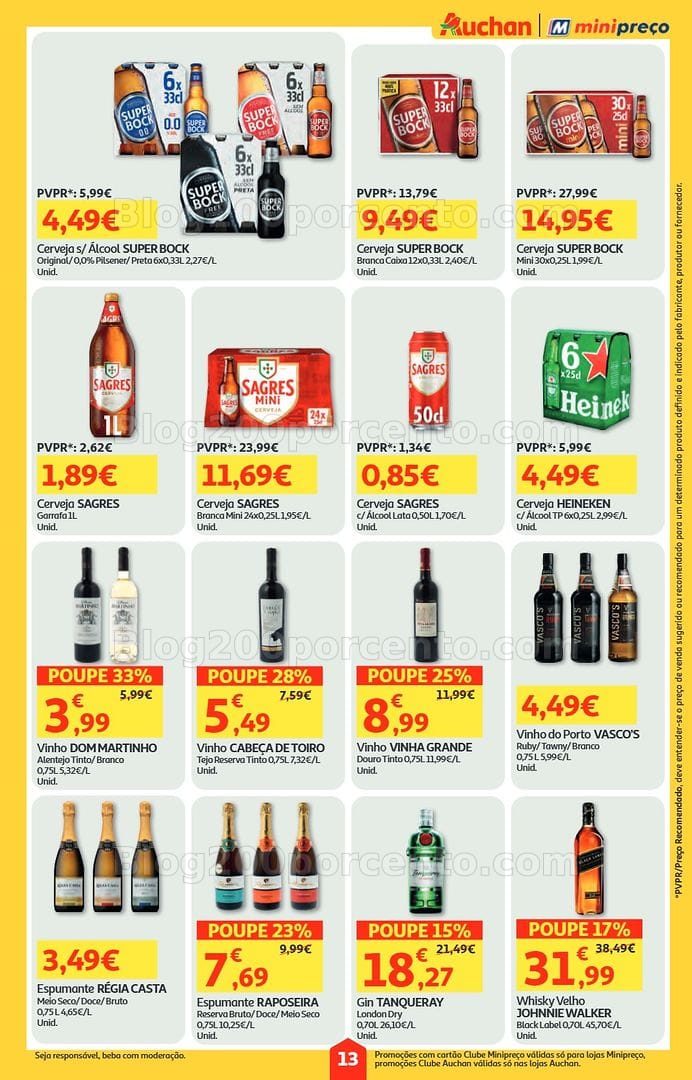 Antevisão Folheto MINIPREÇO - AUCHAN Promoções de 26 março a 1 abril