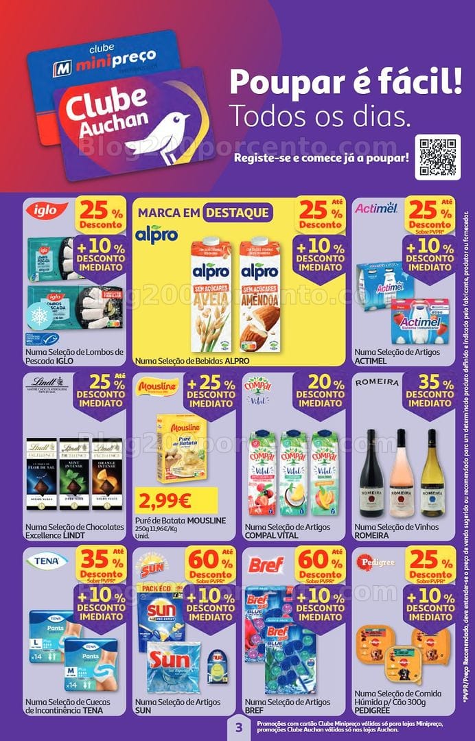 Antevisão Folheto MINIPREÇO - AUCHAN Promoções de 26 março a 1 abril