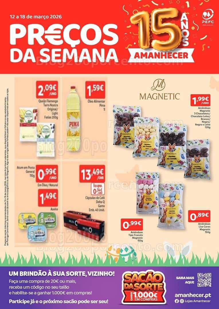 Antevisão Folheto AMANHECER Promoções de 12 a 18 março