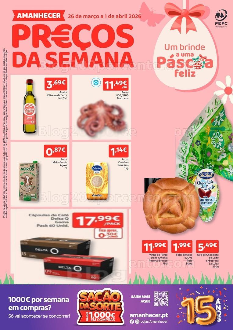 Antevisão Folheto AMANHECER Promoções de 26 março a 1 abril