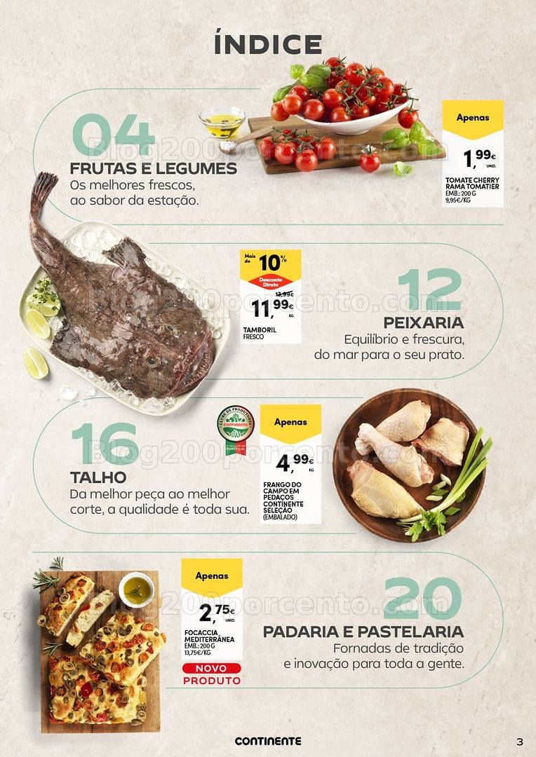 Antevisão Folheto CONTINENTE Frescos de Primavera Promoções até 29 março