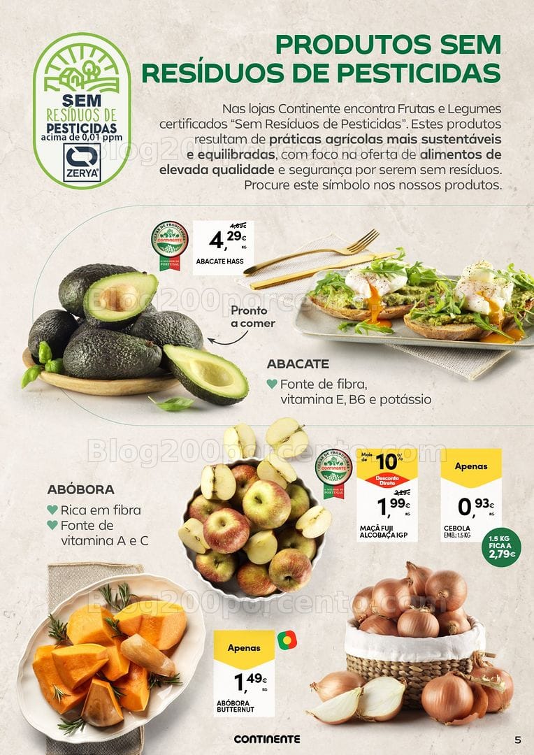 Antevisão Folheto CONTINENTE Frescos de Primavera Promoções até 29 março