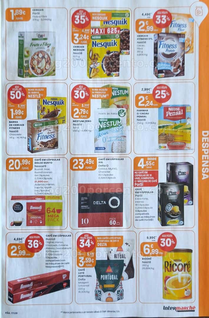 Antevisão Folheto INTERMARCHÉ Contact Promoções de 19 a 25 março