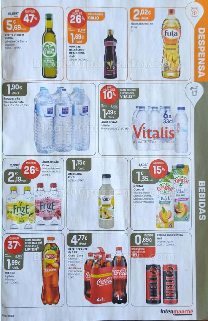 Antevisão Folheto INTERMARCHÉ Contact Promoções de 19 a 25 março