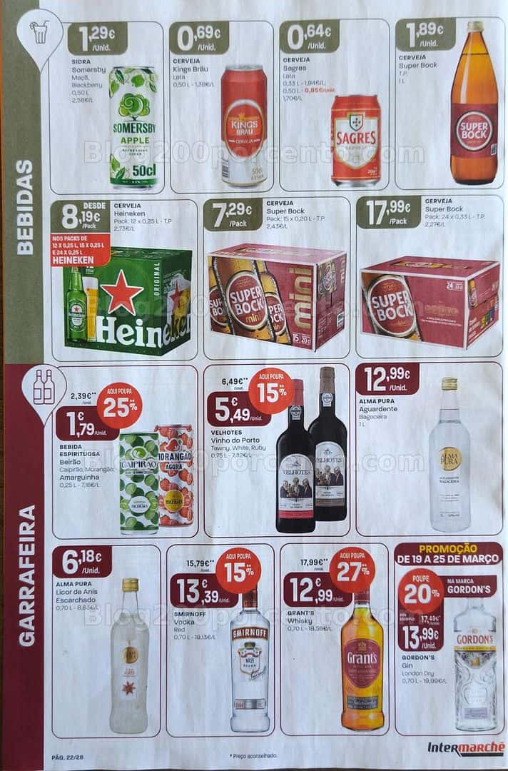 Antevisão Folheto INTERMARCHÉ Contact Promoções de 19 a 25 março