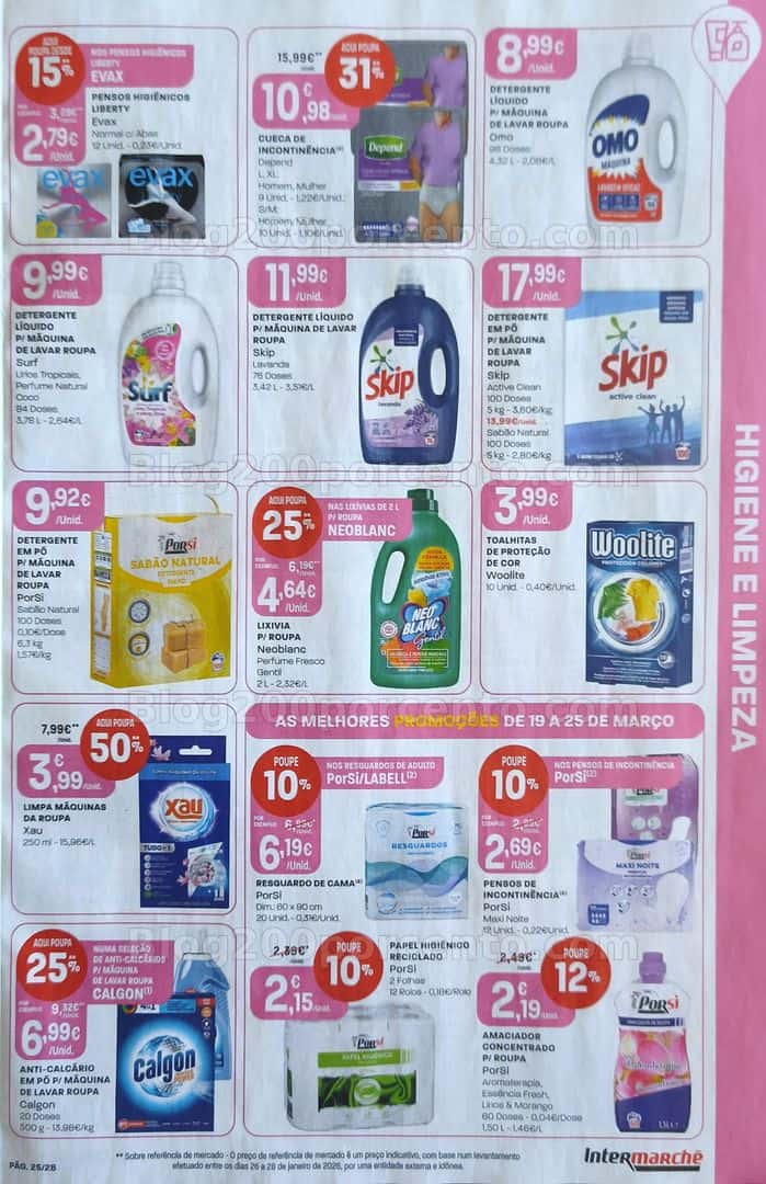 Antevisão Folheto INTERMARCHÉ Contact Promoções de 19 a 25 março