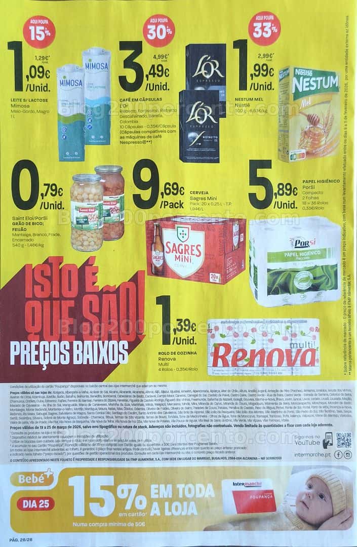 Antevisão Folheto INTERMARCHÉ Contact Promoções de 19 a 25 março