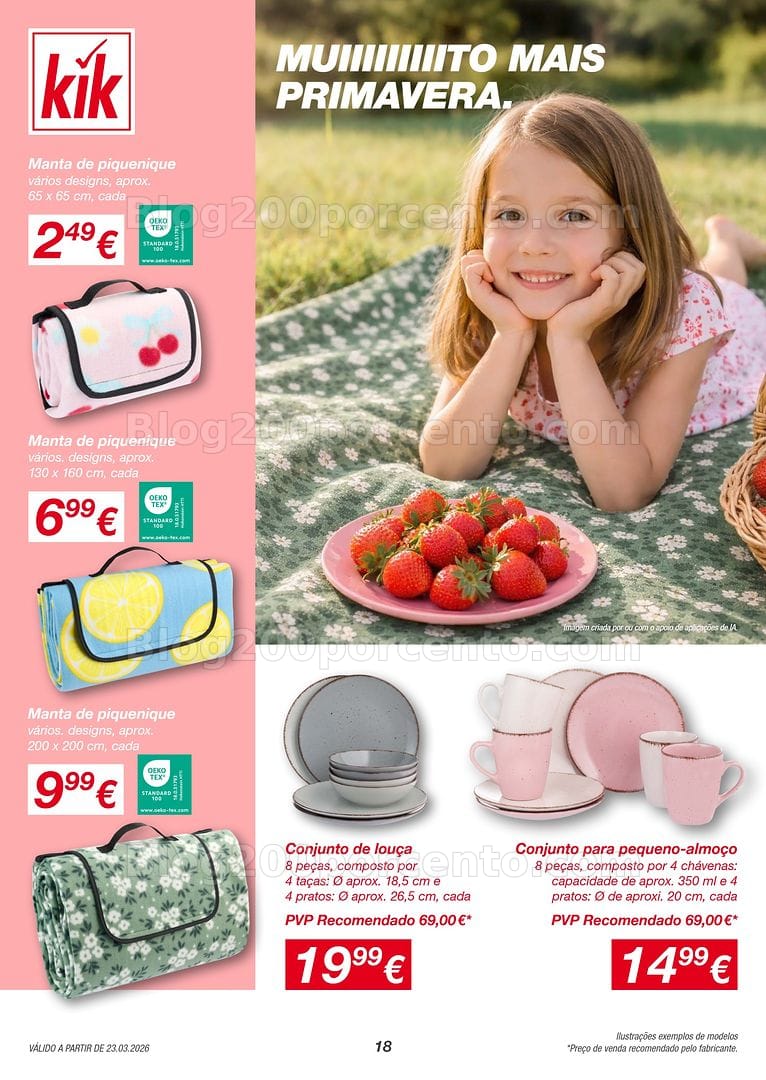 Antevisão Folheto KIK Promoções a partir de 23 março