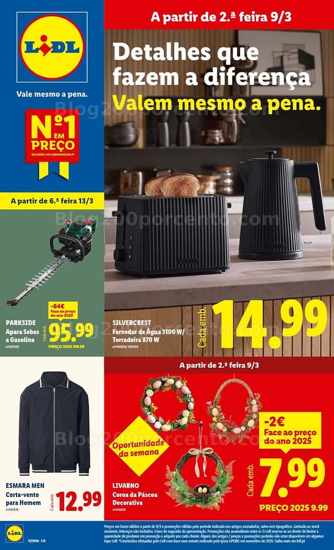 Antevisão Folheto LIDL Bazar Promoções de 9 a 19 março - Edição Digital