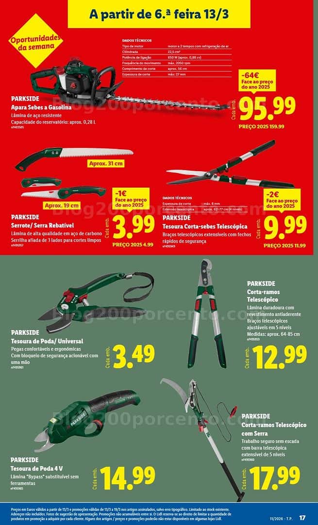 Antevisão Folheto LIDL Bazar Promoções de 9 a 19 março - Edição Digital